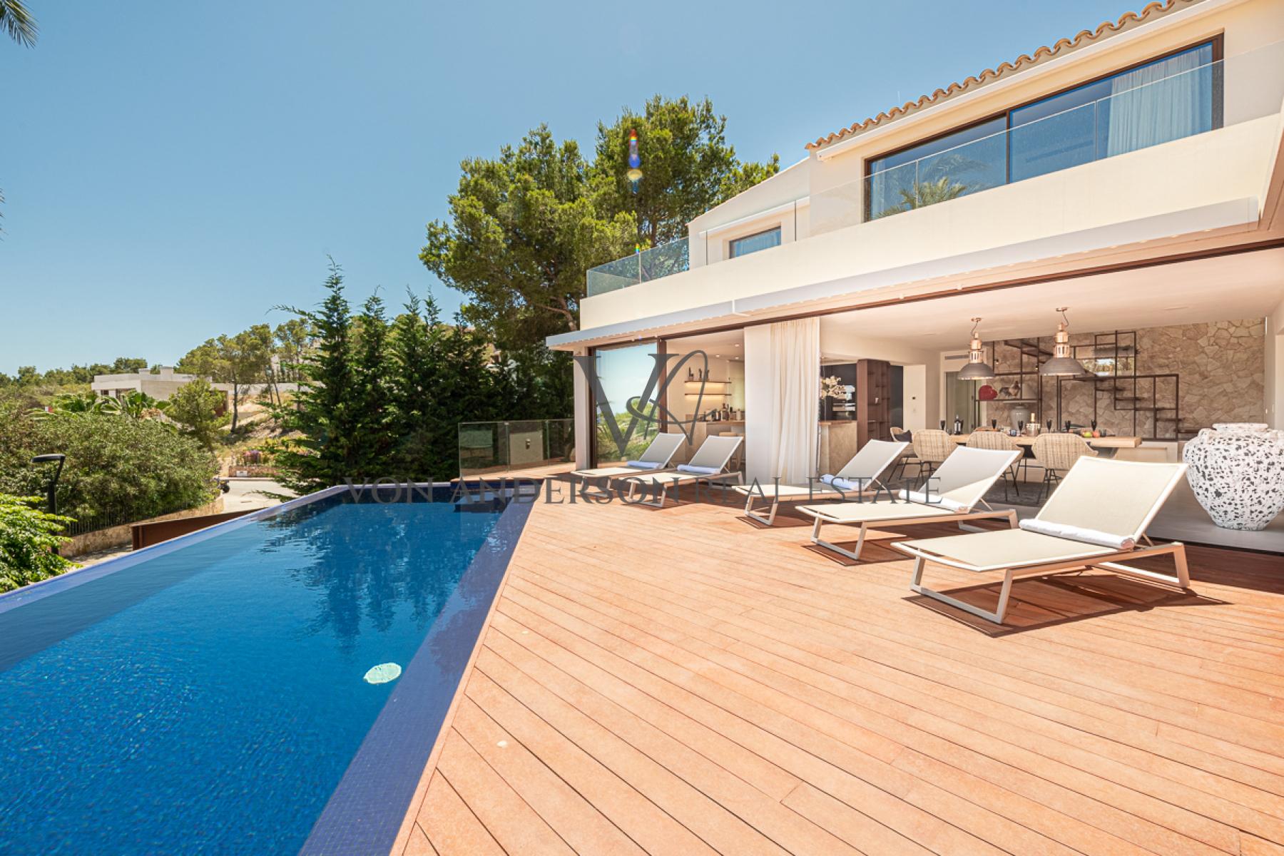 Exquisite Modern Villa with Super Views and Full Tourist License, ref. VA1008, for sale in Ibiza by Von Anderson Real Estate