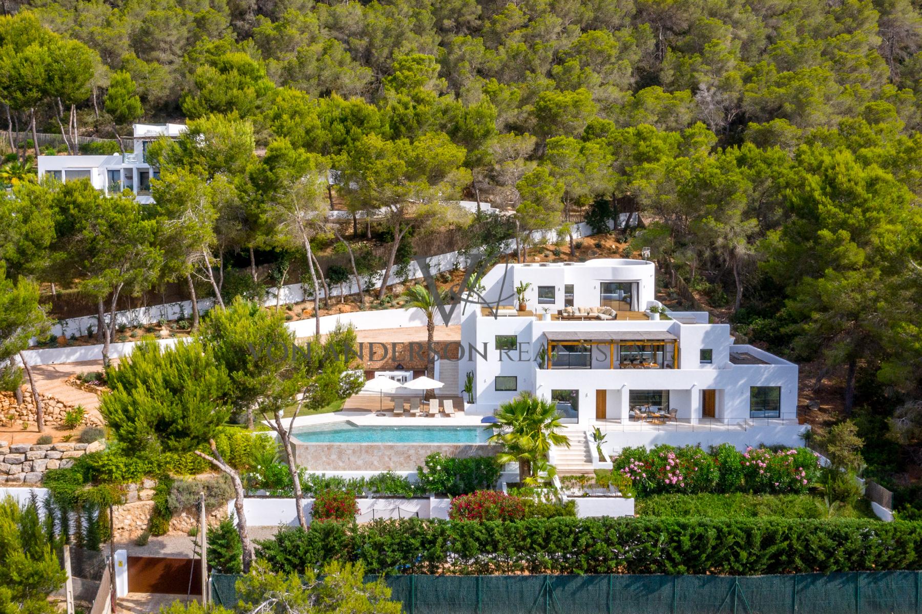 Magnificent Contemporary Villa Boasting Stunning Panoramic Views, ref. VA1005, for sale in Ibiza by Von Anderson Real Estate