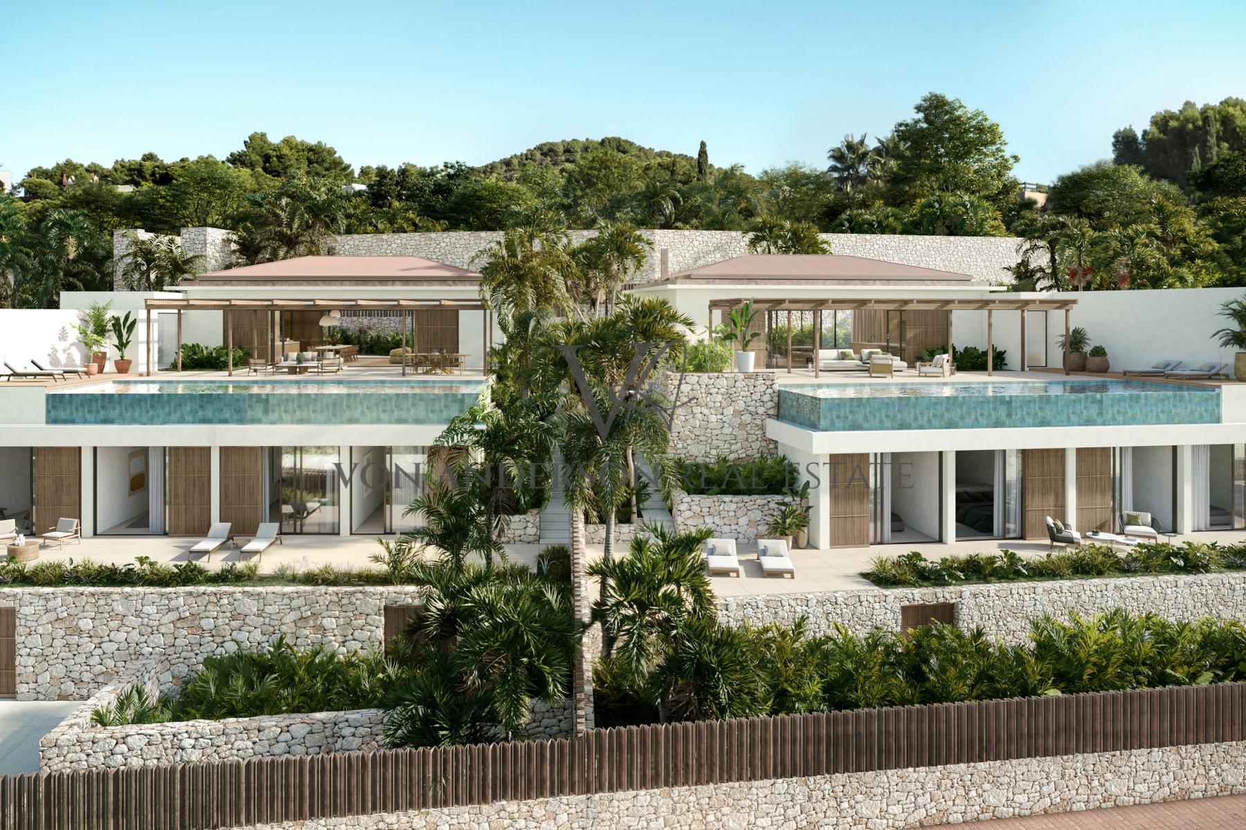 Exceptional Quality Villas with Stunning Views in a Newly Constructed Development, ref. VA1021, for sale in Ibiza by Von Anderson Real Estate