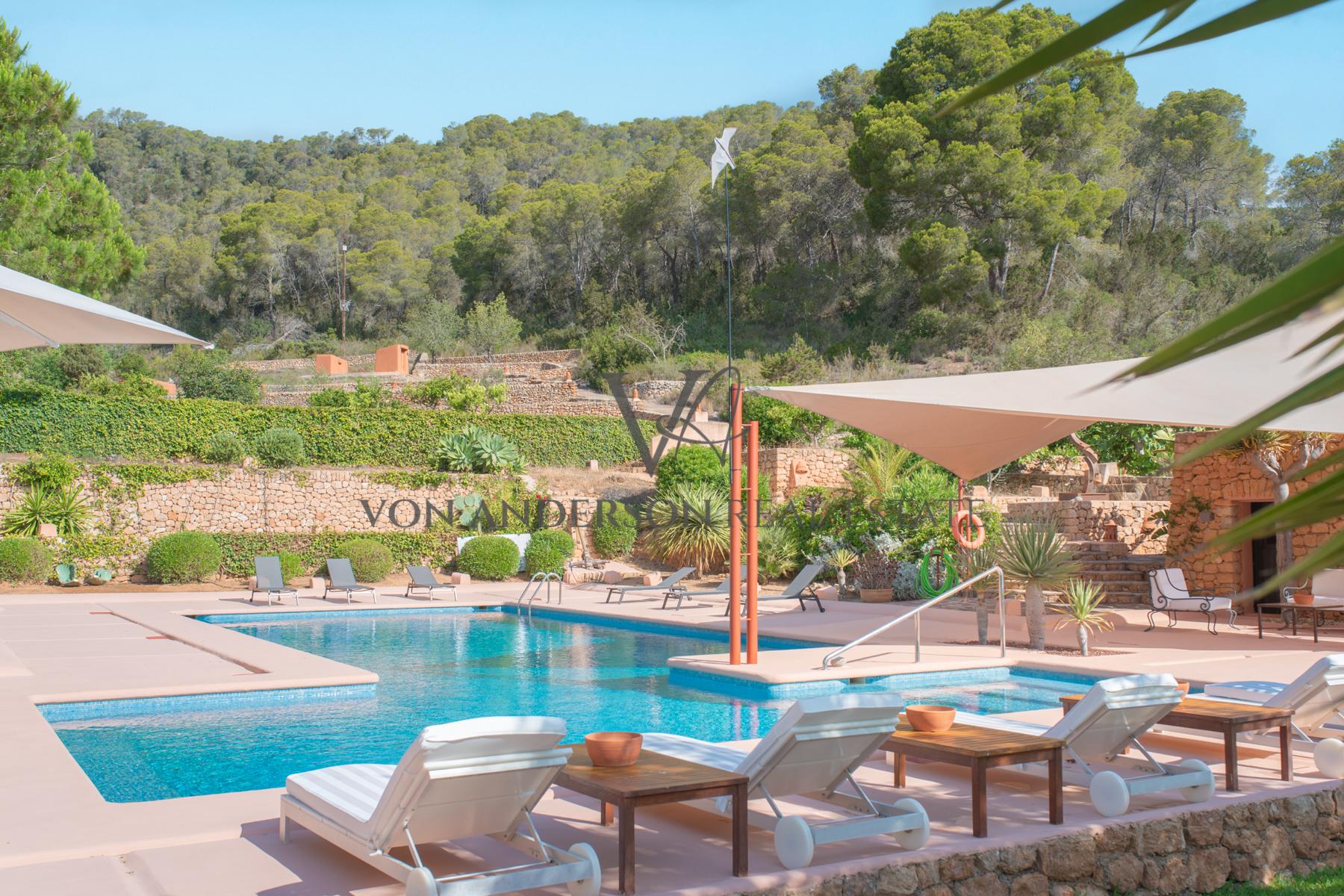 Magnificent Country Estate with Multiple Guest Houses in Beautiful Tranquil Setting, ref. VA1035, for sale in Ibiza by Von Anderson Real Estate