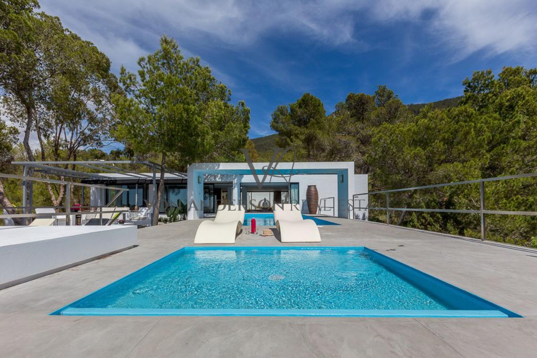 Breathtaking Modern Villa Offering Serene Sea and Sunset Views, ref. VA1040, for sale in Ibiza by Von Anderson Real Estate