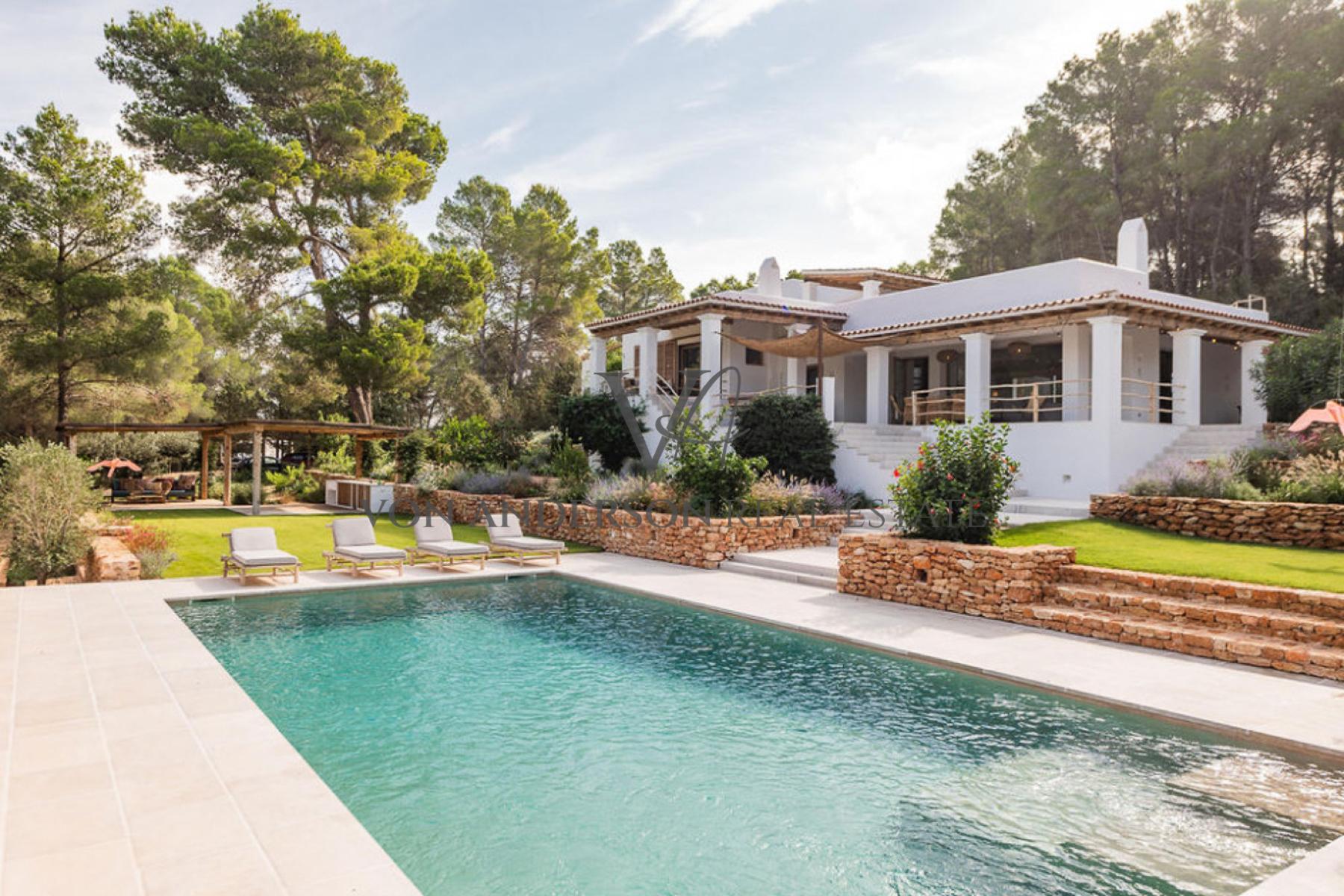 Exquisite Rural Villa in Peaceful Surroundings with Lovely Sea & Sunset Views, ref. VA1042, for sale in Ibiza by Von Anderson Real Estate