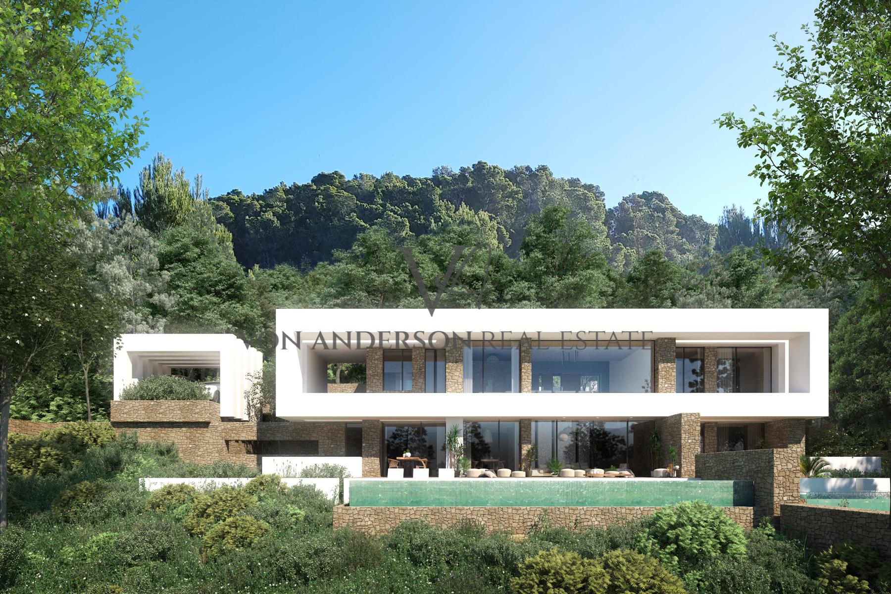 Exquisite New Minimalistic Villas in the Prestigious Roca Llisa Area, ref. VA1051, for sale in Ibiza by Von Anderson Real Estate