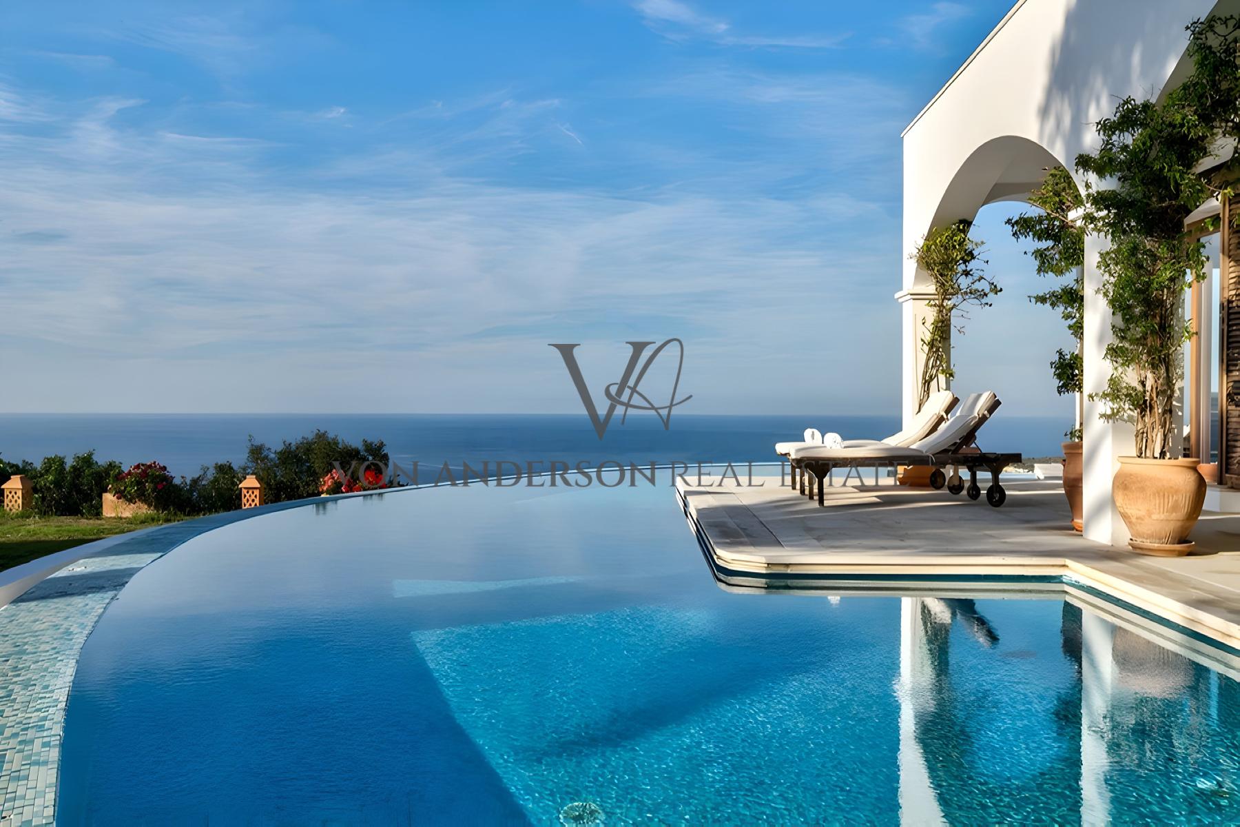 Impressive Hilltop Estate with Tourist License, 360º Panoramic Views and Private Road Access, ref. VA1054, for sale in Ibiza by Von Anderson Real Estate