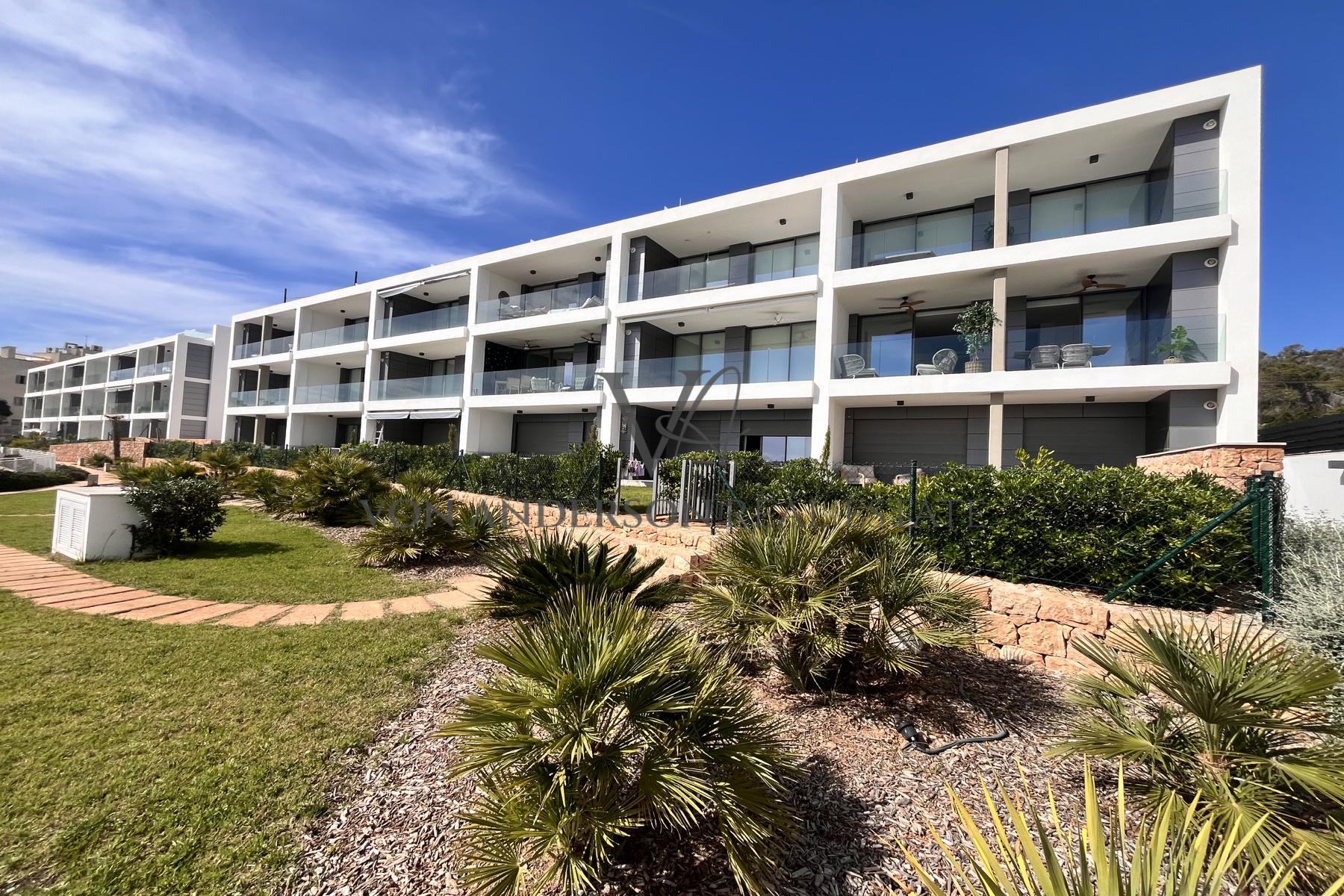 New Elegant Cosmopolitan Apartment with Stunning Sea & Sunset Views, ref. VA1059, for sale in Ibiza by Von Anderson Real Estate