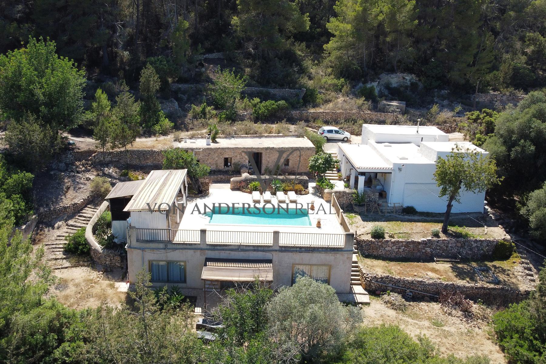 Charming Traditional Finca with 2 Separate Annexes in a Tranquil Rural Setting, ref. VA1060, for sale in Ibiza by Von Anderson Real Estate