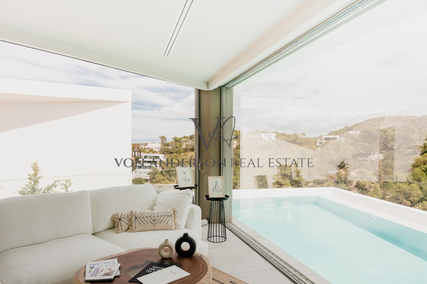 New Contemporary Luxury Villa Near the Sea and Pristine Beaches, ref. VA1067, for sale in Ibiza by Von Anderson Real Estate