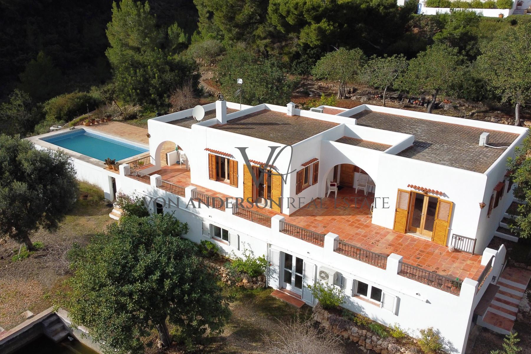 Elegant Villa in Classic Style on Expansive, Fertile Plot with Stunning Views, VA1068, for sale in Ibiza by Von Anderson Real Estate