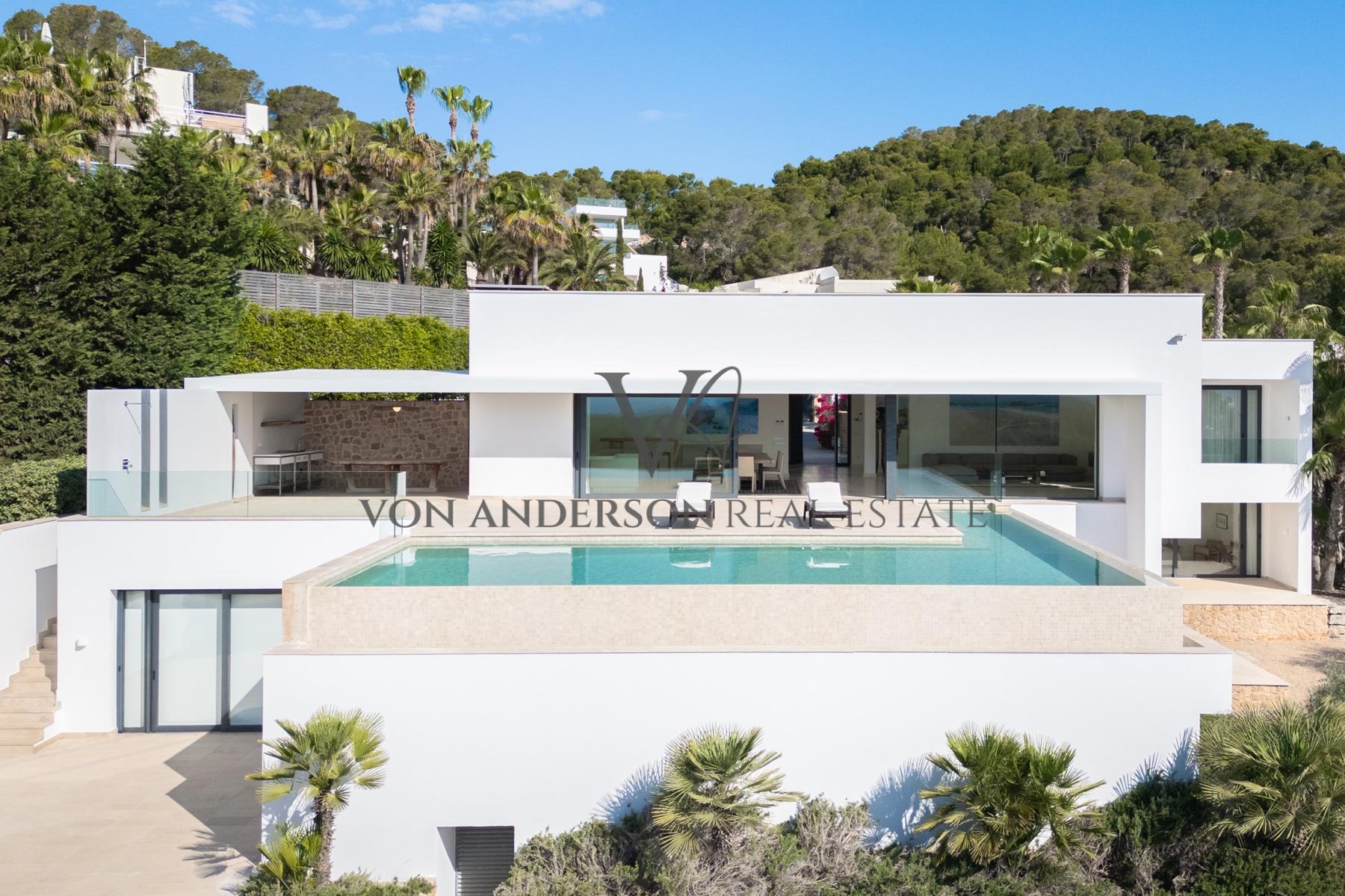 Exquisite Modern Villa in a Prestigious Location with Stunning Ocean Views, ref. VA1070, for sale in Ibiza by Von Anderson Real Estate